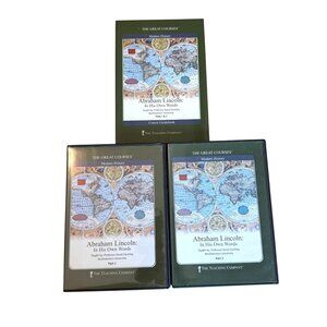 Great Courses Abraham Lincoln In His Own Words CDs Guidebook David Zarefsky